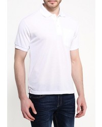 Мужская белая футболка-поло от Occhibelli