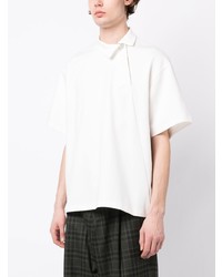 Мужская белая футболка-поло от Kolor