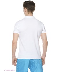 Мужская белая футболка-поло от Oodji