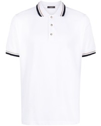 Мужская белая футболка-поло от Peserico