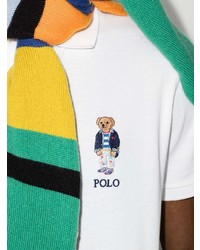 Мужская белая футболка-поло от Polo Ralph Lauren