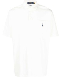 Мужская белая футболка-поло от Polo Ralph Lauren