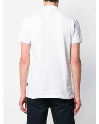 Мужская белая футболка-поло от Cavalli Class