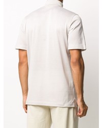 Мужская белая футболка-поло от Brioni