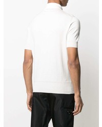 Мужская белая футболка-поло от Tom Ford