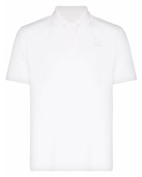 Мужская белая футболка-поло от Prada