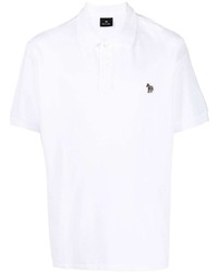 Мужская белая футболка-поло от PS Paul Smith