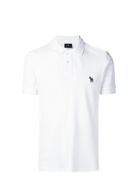 Мужская белая футболка-поло от PS Paul Smith