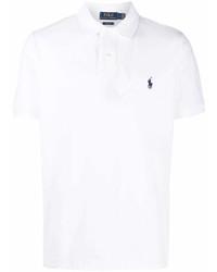 Мужская белая футболка-поло от Ralph Lauren Collection