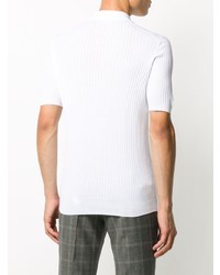 Мужская белая футболка-поло от Tagliatore