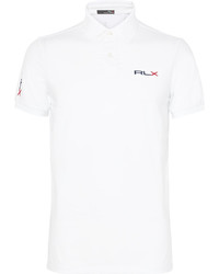 Мужская белая футболка-поло от RLX Ralph Lauren