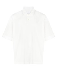 Мужская белая футболка-поло от Sacai