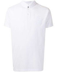 Мужская белая футболка-поло от Shanghai Tang