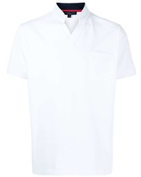 Мужская белая футболка-поло от Shanghai Tang