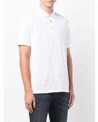 Мужская белая футболка-поло от Pal Zileri