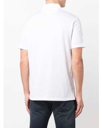Мужская белая футболка-поло от Pal Zileri