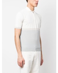 Мужская белая футболка-поло от Eleventy