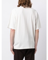 Мужская белая футболка-поло от YMC