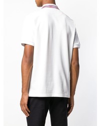 Мужская белая футболка-поло от Missoni