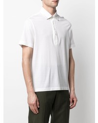 Мужская белая футболка-поло от Ermenegildo Zegna XXX