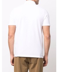 Мужская белая футболка-поло от Lardini