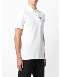 Мужская белая футболка-поло от Raf Simons X Fred Perry