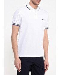 Мужская белая футболка-поло от SPRINGFIELD