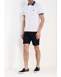 Мужская белая футболка-поло от SPRINGFIELD