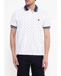 Мужская белая футболка-поло от SPRINGFIELD