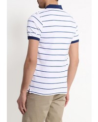 Мужская белая футболка-поло от SPRINGFIELD