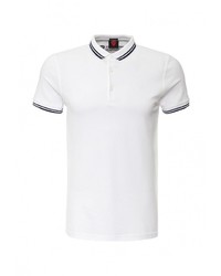 Мужская белая футболка-поло от Strellson