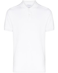 Мужская белая футболка-поло от Sunspel
