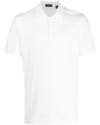 Мужская белая футболка-поло от Theory