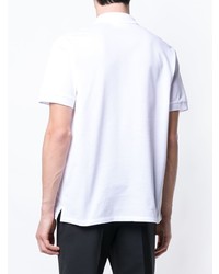 Мужская белая футболка-поло от Neil Barrett