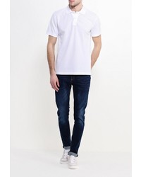 Мужская белая футболка-поло от Tom Tailor