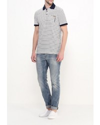 Мужская белая футболка-поло от Tom Tailor