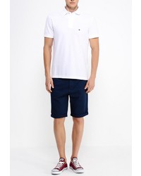 Мужская белая футболка-поло от Tommy Hilfiger