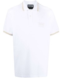 Мужская белая футболка-поло от VERSACE JEANS COUTURE