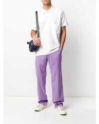 Мужская белая футболка-поло от Goodfight