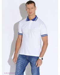 Мужская белая футболка-поло от Westrenger