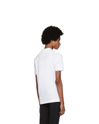 Мужская белая футболка-поло от Comme Des Garcons Play