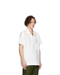 Мужская белая футболка-поло от Goodfight