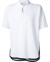 Мужская белая футболка-поло от Y-3