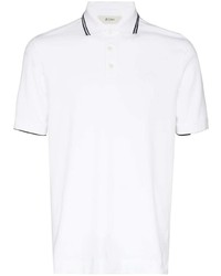 Мужская белая футболка-поло от Z Zegna