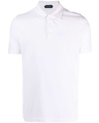 Мужская белая футболка-поло от Zanone
