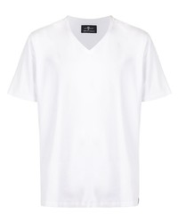Мужская белая футболка с v-образным вырезом от 7 For All Mankind