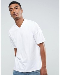 Мужская белая футболка с v-образным вырезом от Asos