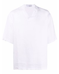 Мужская белая футболка с v-образным вырезом от Costumein