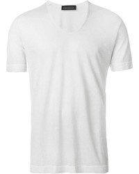 Мужская белая футболка с v-образным вырезом от Diesel Black Gold