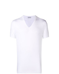 Мужская белая футболка с v-образным вырезом от Dolce & Gabbana Underwear
